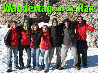 Jugend-Wandertag auf die Rax