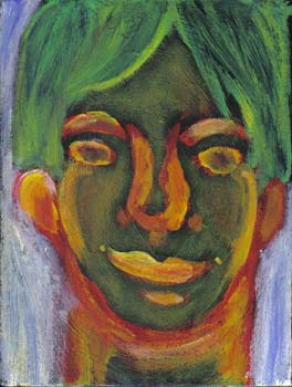 -portrait eines lustigen mannes-